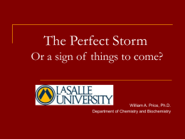 The Perfect Storm Or a sign of things to come?