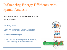 Influencing Energy Efficiency with Spatial