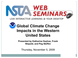 Climate Change - NSTA Learning Center