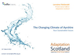 Adaptation Scotland - South Ayrshire Council