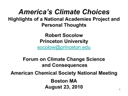 Informing Panel - American Chemical Society