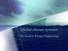 Global climate - Electronic, Electrical and Systems Engineering