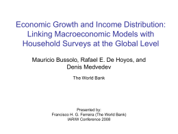 Economic Growth and Income Distribution: Linking