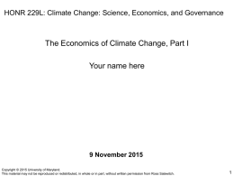 Template - Atmospheric and Oceanic Science