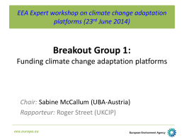 Summary Results_Breakout Group 1 - Eionet Forum