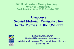 URUGUAY - unfccc