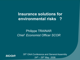 Insurance Solutions For Environmental Risks?