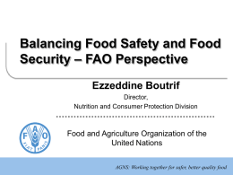 Presentation Title - Dubai International Food Safety Conference