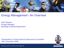 An Overview - Devon & Cornwall Police Authority Archive