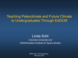 Teaching Paleoclimate and Future Climate to
