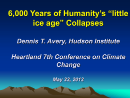 little ice age - The Heartland Institute`s International Conferences on