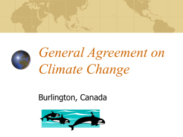 General Agreement on Climate Change