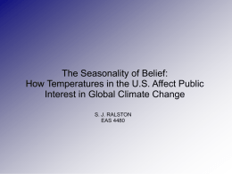 How Temperatures in the U.S. Affect Public Interest in Global