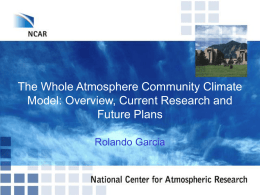 Whole Atmosphere Community Climate Model (WACCM3