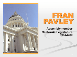 Why California? - National Caucus of Environmental Legislators