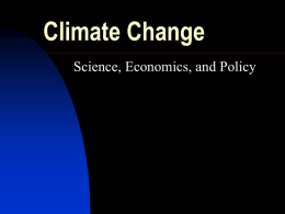 Climate Change Economics and Policy: Rigor to Mortis