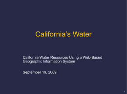 California`s Water