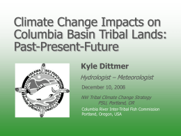 Climate Change on Columbia Basin Tribal Lands