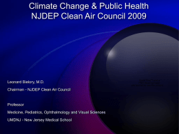 Climate Change & Allergic Airway Disease