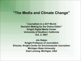 The Media and Climate Change (Detjen)