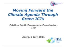 ITU-T climate change
