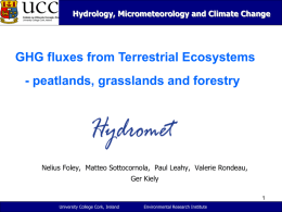 GHG Fluxes from Terrestrial Ecosystems