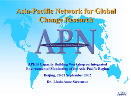 Asia Pacific Network for Global Change Research (APN)