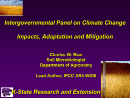 Intergovernmental Panel on Climate Change. Impacts, Adaptation