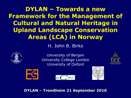 DYLAN - Towards a new framework for the management of
