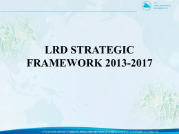 LRD strategic plan 2013-2017