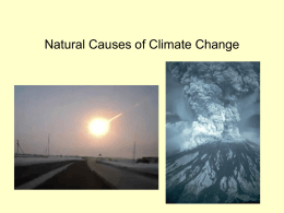 Natural Causes of Climate Change - Cal State LA