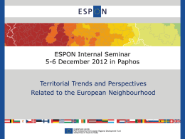 P. Mehlbye - Territorial Trends and Perspectives Related to