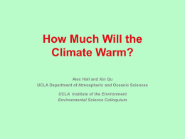 UCLA_IOE_Feb2007 - UCLA: Atmospheric and Oceanic Sciences