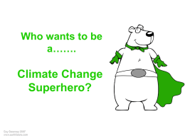 Who Wants to be a Climate Change Hero Game