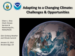 Interagency Climate Change Adaptation Task Force 2010 Progress