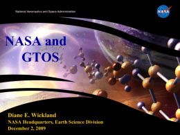 NASA and GTOS