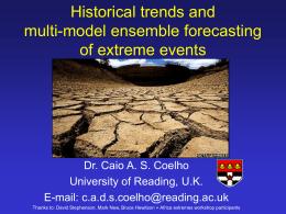 Historical trends and multi-model ensemble