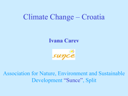 Climate Change – Croatia
