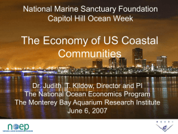 The Economy of US Coastal Communities