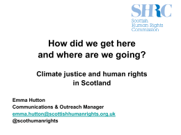 PowerPoint - Scottish Human Rights Commission