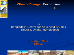 Climate Change: Responses - Capacity Development for the CDM
