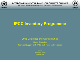 The future of the IPCC working program