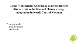 5. IK Presentation_Ole-Ngoc_Eng - Climate Change