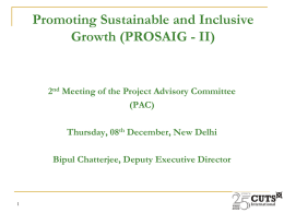 2nd Meeting of the Project Advisory Committee
