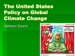 The United States and Policy on Global Climate Change