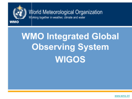 WMO Integrated Global Observing System