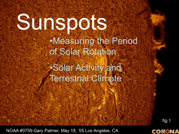 Sunspots - Academic Program Pages at Evergreen