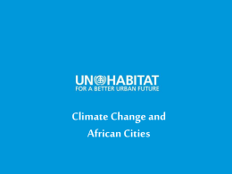 Climate Change and African Cities-revised
