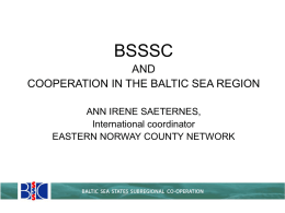 baltic sea region = diversity