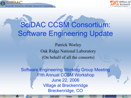 SEWG2006_worley - CESM | Community Earth System Model